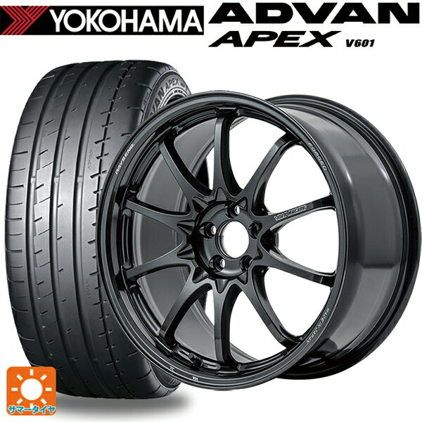 【6/22 20時〜 全品P5倍＆クーポン】245/40R18 97Y XL ヨコハマ アドバン アペックス V601 正規品 レイズ ボルクレーシング CE28N プラス MM 18-8J 国産車用 サマータイヤホイール4本セット