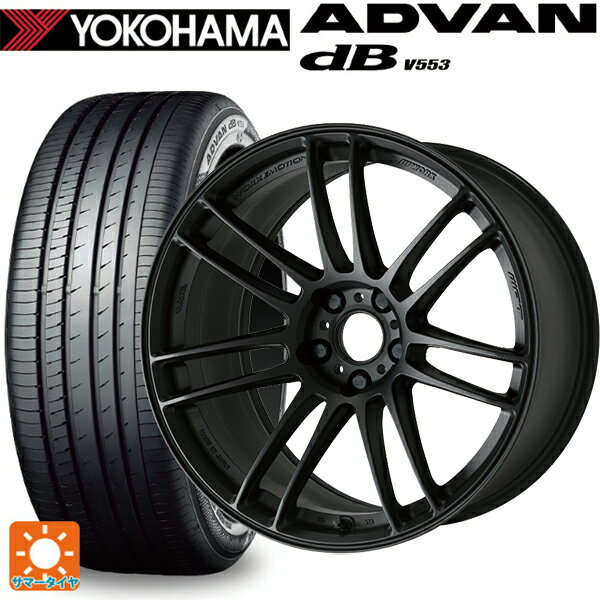 ホンダ ZR-V(RZ4)用 215/60R17 96H ヨコハマ アドバンデシベル V553 正規品 ワーク エモーション ZR7 MBL 新品サマータイヤホイール 4本セット