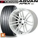 【6/22 20時〜 全品P5倍&クーポン】ミツビシ デリカD5(3DA系)用 245/45R19 102Y XL ヨコハマ アドバン アペックス V601 正規品 ワーク エモーション ZR7 TW 新品サマータイヤホイール 4本セット(2)