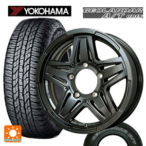 215/75R15 100/97S ヨコハマ ジオランダー A/T G015 ホワイトレター ホットスタッフ マッドクロス JB-01 GM 15-6J 国産車用 サマータイヤホイール4本セット