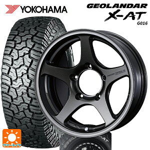 スズキ ジムニーシエラ(74系)用 225/75R16 103/100Q ヨコハマ ジオランダー X-AT G016 ホワイトレター ハセスペック2 EJ-BRONZE 新品サマータイヤホイール 4本セット