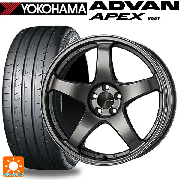 【6/22 20時〜 全品P5倍＆クーポン】225/35R19 88Y XL ヨコハマ アドバン アペックス V601 正規品 エンケイ パフォーマンスライン PF05 DS 19-8J 国産車用 サマータイヤホイール4本セット
