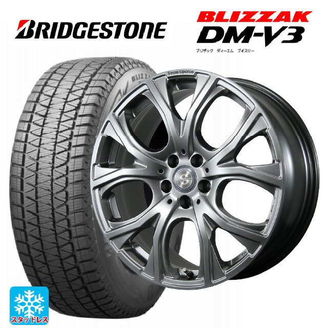 ミニ カントリーマン(U25)用 2024年製 225/55R18 98Q ブリヂストン ブリザック DMV3 正規品 # トピー チームスパルコ ヴェネージュ H/MG 新品スタッドレスタイヤホイール 4本セット