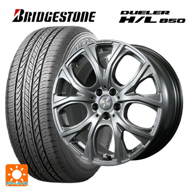 【6/15〜16限定 全品P5倍＆クーポン】ミニ カントリーマン(U25)用 225/55R18 98V ブリヂストン デューラー HL850 正規品 トピー チームスパルコ ヴェネージュ H/MG 新品サマータイヤホイール 4本セット