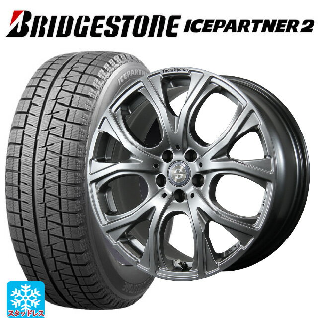 ミニ ミニクーパー(ガソリン車)(F66)用 215/45R17 87Q ブリヂストン アイスパートナー2 正規品 トピー チームスパルコ ヴェネージュ H/MG 新品スタッドレスタイヤホイール 4本セット