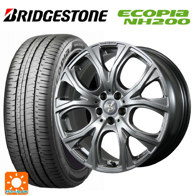 ミニ エースマン(J05)用 225/45R18 95W XL ブリヂストン エコピア NH200 正規品 トピー チームスパルコ ヴェネージュ H/MG 新品サマータイヤホイール 4本セット