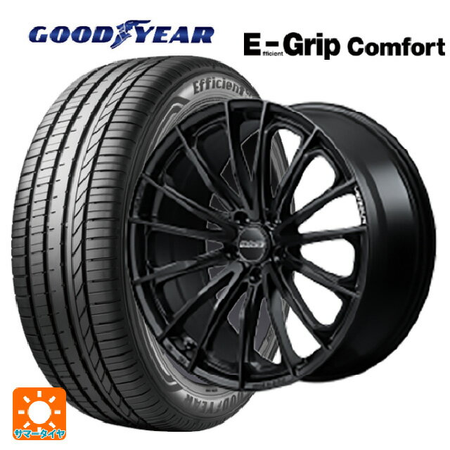 【6/22 20時〜 全品P5倍＆クーポン】245/35R20 95W XL グッドイヤー エフィシェントグリップ コンフォート レイズ ベルサス ヴォウジェ SE BOJ 20-8.5J 国産車用 サマータイヤホイール4本セット