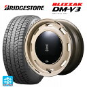 スズキ ジムニーシエラ(74系)用 2024年製 215/70R16 100Q ブリヂストン ブリザック DMV3 正規品 # エムアイディー ウシャリントバリ セミグロスサンドベージュ 新品スタッドレスタイヤホイール 5本セット(2)