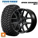 【10/14 20時〜最大3万円OFFクーポン】ミツビシ トライトン(GSRグレード)(LC2T)用 265/65R17 120P トーヨー オープンカントリー MT ブラックレター エムアイディー ナイトロパワー M62 トマホーク バレルブラック 新品サマータイヤホイール 4本セット