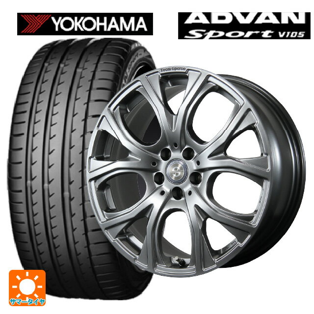 ミニ ミニクーパー(ガソリン車)(F66)用 215/40R18 89Y XL ヨコハマ アドバンスポーツ V105 正規品 トピー チームスパルコ ヴェネージュ H/MG 新品サマータイヤホイール 4本セット