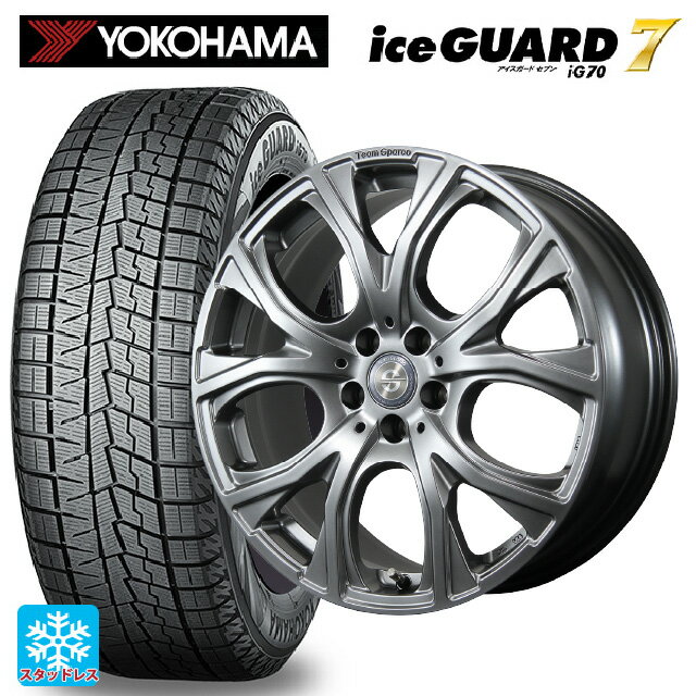 ミニ エースマン(J05)用 2024年製 225/40R18 92Q ヨコハマ アイスガード7(IG70) トピー チームスパルコ ヴェネージュ H/MG 新品スタッドレスタイヤホイール 4本セット