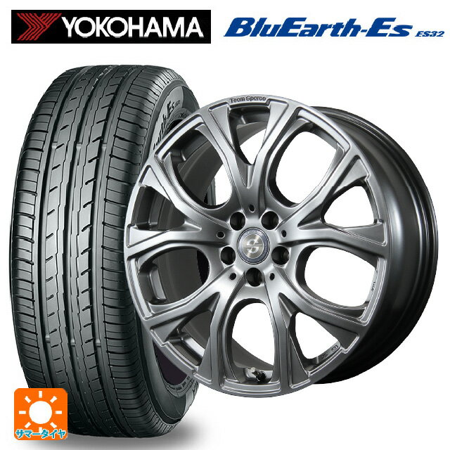 【6/11 1:59迄 全品ポイント5倍】ミニ ミニクーパー(ガソリン車)(F66)用 215/40R18 85W ヨコハマ ブルーアースEs ES32 トピー チームスパルコ ヴェネージュ H/MG 新品サマータイヤホイール 4本セット