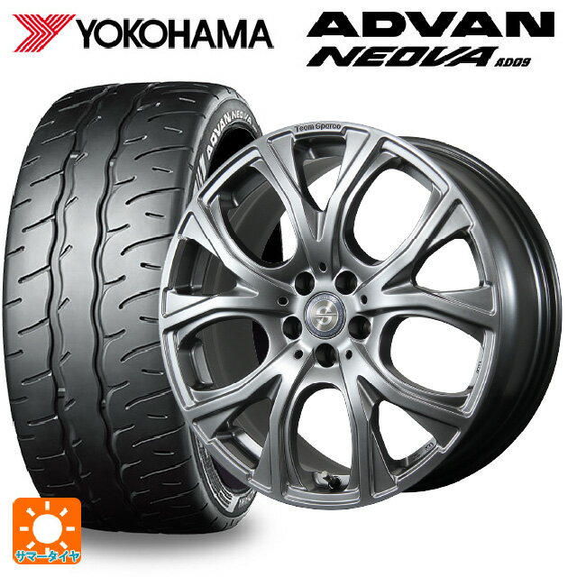 ミニ ミニクーパー(ガソリン車)(F66)用 215/40R18 89W XL ヨコハマ アドバン ネオバ AD09 正規品 トピー チームスパルコ ヴェネージュ H/MG 新品サマータイヤホイール 4本セット