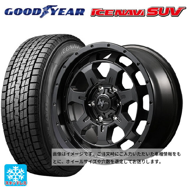 【6/20限定 全品P5倍＆クーポン】215/65R16 98Q グッドイヤー アイスナビ SUV エムアイディー ナイトロパワー M7 ファランクス バレルブラック 16-7J 国産車用 スタッドレスタイヤホイール4本セット