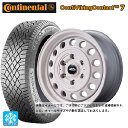 215/70R16 100T コンチネンタル コンチバイキングコンタクト7 正規品 エムアイディー ガルシア シスコ タイプ2 オールドイングリッシュホワイト 16-5.5J 国産車用 スタッドレスタイヤホイール4本セット