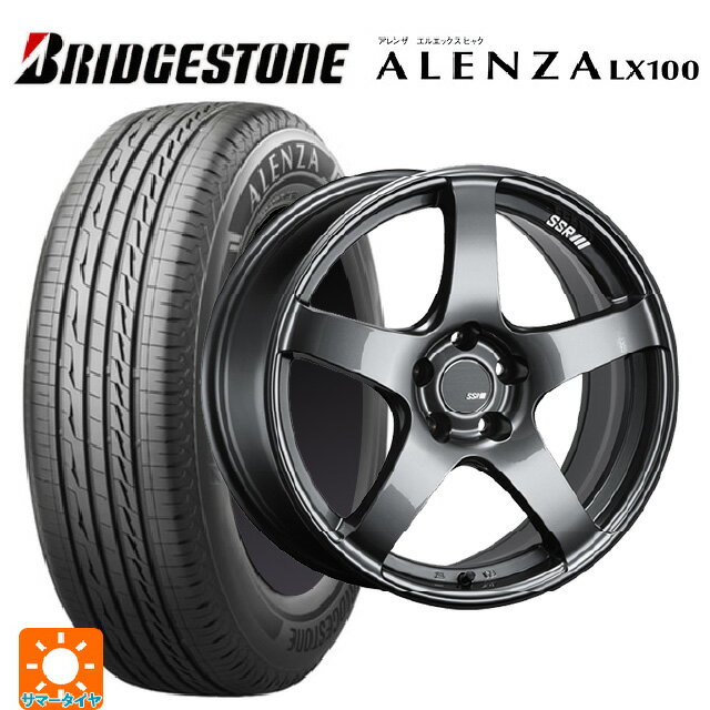 215/50R18 92V ブリヂストン アレンザLX100 正規品 # タナベ SSR GT V01 グラファイトガンメタ 18-7.5J 国産車用 サマータイヤホイール4本セット