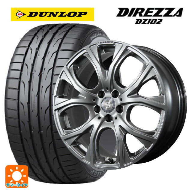 ミニ エースマン(J05)用 225/45R18 95W ダンロップ ディレッツァDZ102 トピー チームスパルコ ヴェネージュ H/MG 新品サマータイヤホイール 4本セット