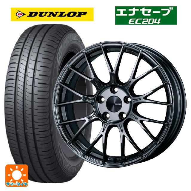 215/45R18 93W ダンロップ エナセーブEC204 エンケイ パフォーマンスライン PFM1 # SBK 18-7.5J 国産車用 サマータイヤホイール4本セット