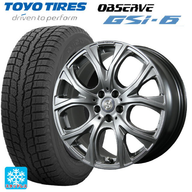 【6/15〜16限定 全品P5倍＆クーポン】ミニ カントリーマン(U25)用 225/60R17 99Q トーヨー オブザーブ GSI-6 トピー チームスパルコ ヴェネージュ H/MG 新品スタッドレスタイヤホイール 4本セット