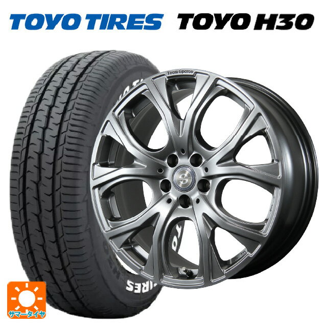 BMW 2シリーズ アクティブツアラー(U06)用 225/50R18 107/105R トーヨー H30 ホワイトレター トピー チームスパルコ ヴェネージュ H/MG 新品サマータイヤホイール 4本セット
