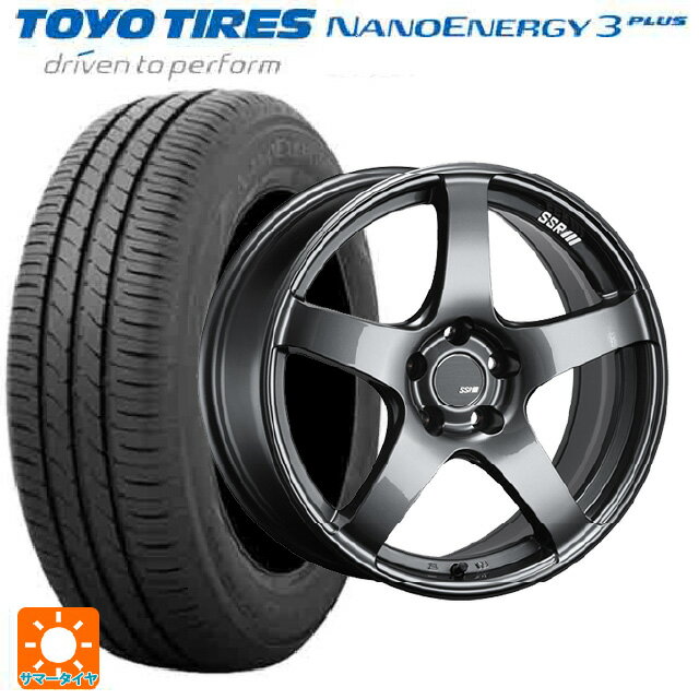 【6/22 20時〜 全品P5倍＆クーポン】225/40R19 93W トーヨー ナノエナジー3プラス タナベ SSR GT V01 グラファイトガンメタ 19-8.5J 国産車用 サマータイヤホイール4本セット