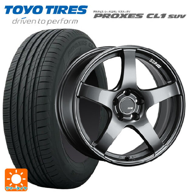 【6/15〜16限定 全品P5倍＆クーポン】225/55R19 99V トーヨー プロクセス CL1 SUV タナベ SSR GT V01 グラファイトガンメタ 19-8.5J 国産車用 サマータイヤホイール4本セット