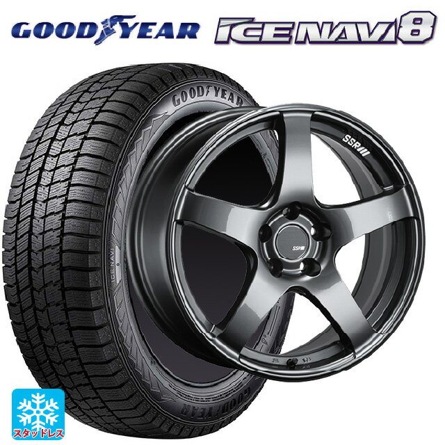 2024年製 245/50R18 100Q XL グッドイヤー アイスナビ8 タナベ SSR GT V01 グラファイトガンメタ 18-8.5J 国産車用 スタッドレスタイヤホイール4本セット