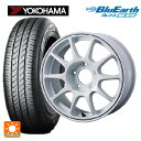 195/65R15 91H ヨコハマ ブルーアース AE01F ウェッズ ウェッズスポーツ TC 105X グラベル WHITE+BLUE LINE 15-6.5J 国産車用 サマータイヤホイール4本セット