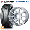 【10/27 10:59迄 全品P5倍&クーポン】195/65R15 91H ヨコハマ ブルーアース RV03 ウェッズ ウェッズスポーツ TC 105X グラベル WHITE+BLUE LINE 15-6.5J 国産車用 サマータイヤホイール4本セット