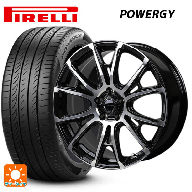 225/40R19 93Y XL ピレリ パワジー 正規品 ジャパン三陽 ハイブロック シュタッド ブラック/ポリッシュ 19-8J 国産車用 サマータイヤホイール4本セット