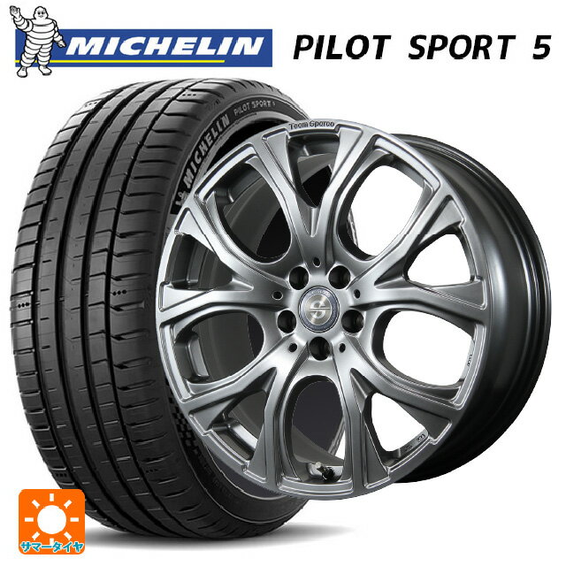 ミニ ミニクーパー(ガソリン車)(F66)用 215/40R18 89Y XL ミシュラン 正規品 パイロットスポーツ5 トピー チームスパルコ ヴェネージュ H/MG 新品サマータイヤホイール 4本セット