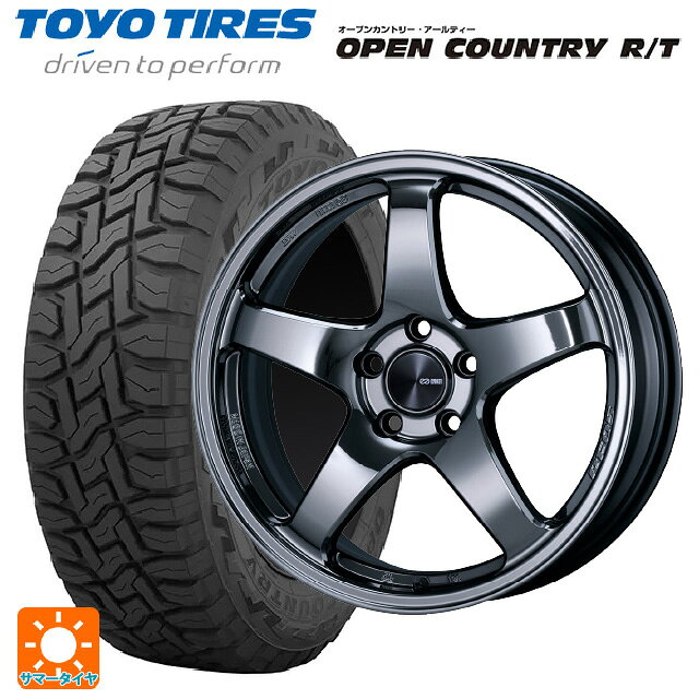 スバル フォレスター(SL系)用 225/55R18 98Q トーヨー オープンカントリー RT ブラックレター # エンケイ パフォーマンスライン PF05 # SBK 新品サマータイヤホイール 4本セット