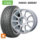 195/65R15 95H XL ノキアン ハッカ グリーン3 ウェッズ ウェッズスポーツ TC 105X グラベル WHITE+BLUE LINE 15-6.5J 国産車用 サマータイヤホイール4本セット