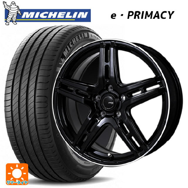 【6/22 20時〜 全品P5倍＆クーポン】205/60R16 96H XL ミシュラン Eプライマシー 正規品 ジャパン三陽 ジェーピースタイル R52 パールブラック/フランジカットポリッシュ 16-6.5J 国産車用 サマータイヤホイール4本セット