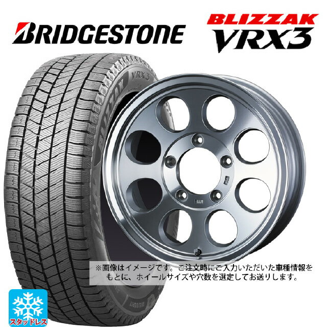 2024年製 215/65R16 98Q ブリヂストン ブリザック VRX3 正規品 # ウェッズ ジムライン タイプ2 POL 16-7J 国産車用 スタッドレスタイヤホイール4本セット