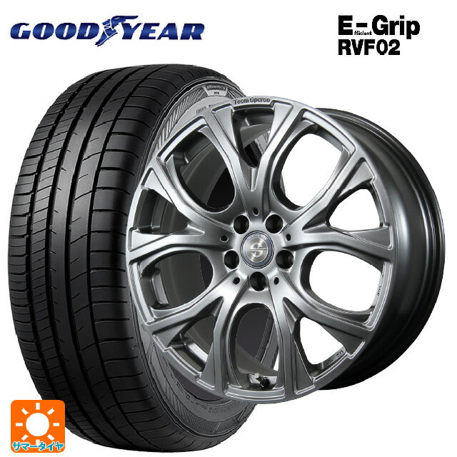 【6/11 1:59迄 全品ポイント5倍】ミニ エースマン(J05)用 205/55R17 95V XL グッドイヤー エフィシェントグリップ RVF02 トピー チームスパルコ ヴェネージュ H/MG 新品サマータイヤホイール 4本セット