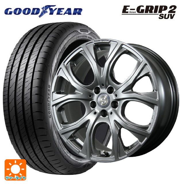 ミニ カントリーマン(U25)用 225/55R18 98V グッドイヤー エフィシェントグリップ 2 SUV トピー チームスパルコ ヴェネージュ H/MG 新品サマータイヤホイール 4本セット