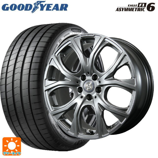 ミニ エースマン(J05)用 225/45R18 95Y XL グッドイヤー イーグル F1 アシメトリック6 # トピー チームスパルコ ヴェネージュ H/MG 新品サマータイヤホイール 4本セット