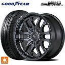 【6/27 1:59迄 全品P5倍&クーポン】トヨタ ハイエース(200系)用 215/65R16 109/107R グッドイヤー イーグル ナンバー1 ナスカープラス ホワイトレター エムアイディー ナイトロパワー M26 クロスファング バレルブラック/ドリルド 新品サマータイヤホイール 4本セット