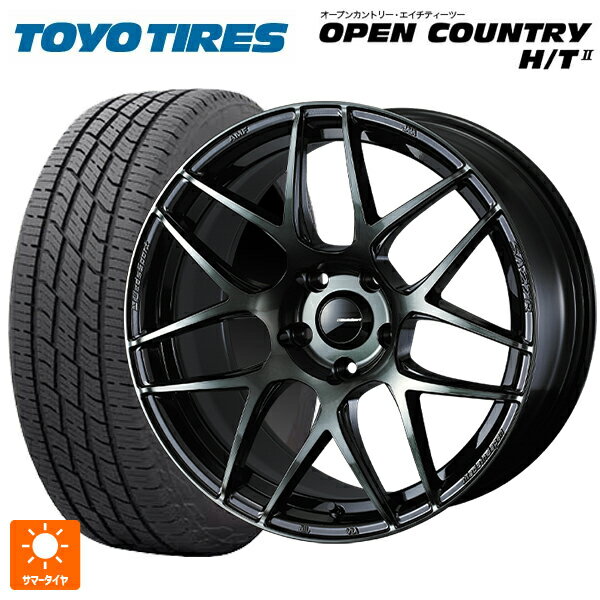 スバル フォレスター(SL系)用 225/55R18 98H トーヨー オープンカントリー HT2 ホワイトレター ウェッズ ウェッズスポーツ SA27R WBC 新品サマータイヤホイール 4本セット