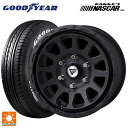 【6/27 1:59迄 全品P5倍&クーポン】トヨタ ハイエース(200系)用 215/65R16 109/107R グッドイヤー イーグル ナンバー1 ナスカープラス ホワイトレター エクシズルライン デルタフォース オーバル マットブラック 新品サマータイヤホイール 4本セット