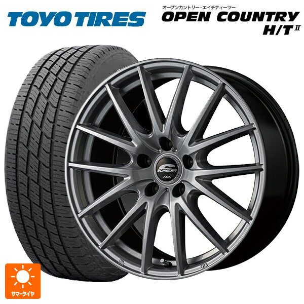225/60R18 100H トーヨー オープンカントリー HT2 ホワイトレター エムアイディー MIDホイール SQ27 メタリックシルバー 18-7J 国産車用 サマータイヤホイール4本セット