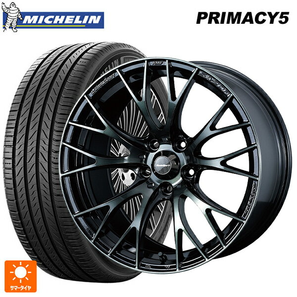 225/40R18 92Y XL ミシュラン プライマシー5 正規品 ウェッズ ウェッズスポーツ SA20R WBC 18-7.5J 国産車用 サマータイヤホイール4本セット