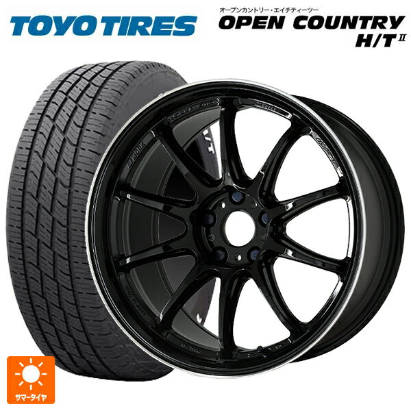 【6/20限定 全品P5倍＆クーポン】185/60R15 84H トーヨー オープンカントリー HT2 ホワイトレター ワーク エモーション ZR10 BLKLC 15-6J 国産車用 サマータイヤホイール4本セット