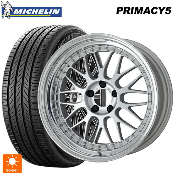 245/45R18 100W XL ミシュラン プライマシー5 正規品 ワーク マイスター M1 3ピース SIL 18-8.5J 国産車用 サマータイヤホイール4本セット
