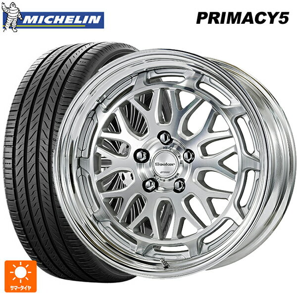 【6/22 20時〜 全品P5倍＆クーポン】215/50R17 95W XL ミシュラン プライマシー5 正規品 ワーク シーカー MX MSP 17-7J 国産車用 サマータイヤホイール4本セット