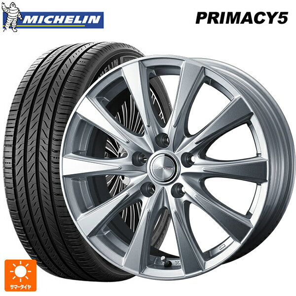 【6/22 20時〜 全品P5倍＆クーポン】215/65R16 102V XL ミシュラン プライマシー5 正規品 ウェッズ ジョーカー スピリッツ シルバー 16-6.5J 国産車用 サマータイヤホイール4本セット
