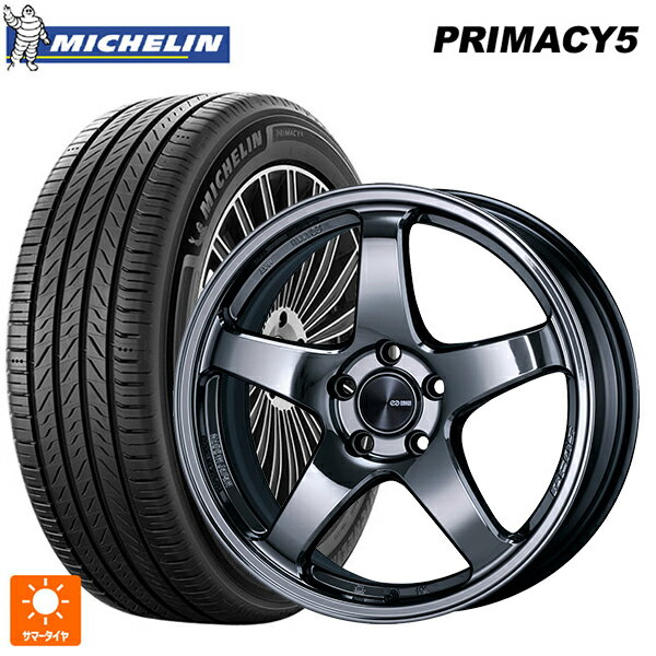 245/50R18 104W XL ミシュラン プライマシー5 正規品 エンケイ パフォーマンスライン PF05 # SBK 18-7.5J 国産車用 サマータイヤホイール4本セット