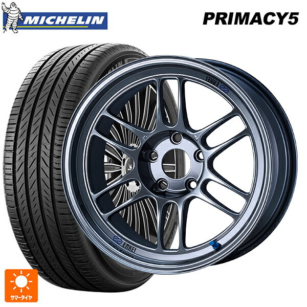 【6/15〜16限定 全品P5倍＆クーポン】215/55R17 94V ミシュラン プライマシー5 正規品 エンケイ レーシング RPF1 SBC 17-7.5J 国産車用 サマータイヤホイール4本セット