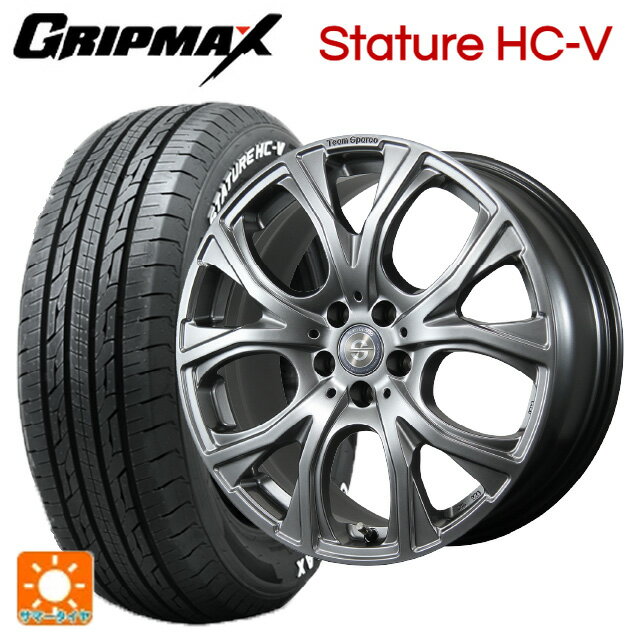 BMW 2シリーズ アクティブツアラー(U06)用 225/50R18 107/105H グリップマックス スタチャーHCV ホワイトレター トピー チームスパルコ ヴェネージュ H/MG 新品サマータイヤホイール 4本セット
